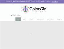 Tablet Screenshot of colorgloledlighting.com